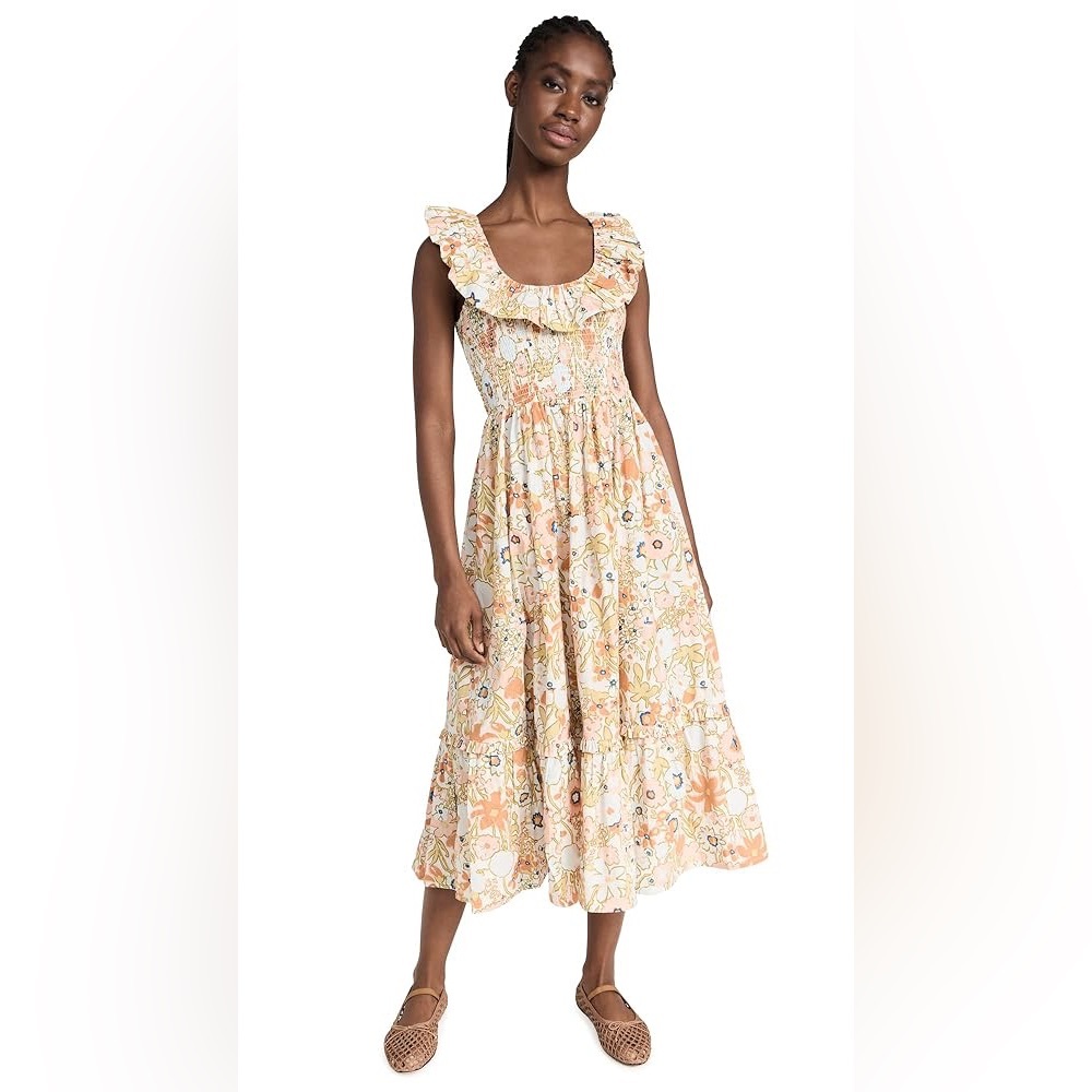 Cleobella ZOE MIDI DRESS | RETRO FLORAL XS